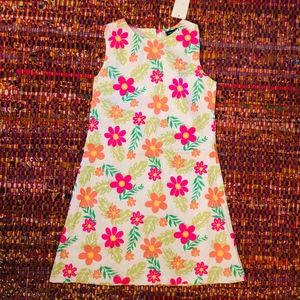 RUGGED BEAR floral button back dress/NWT